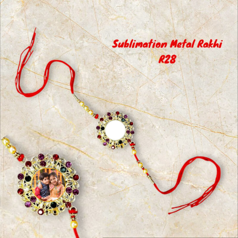 Personalized Photo Rakhi Customised Gift For Brother On Rakshabandhan (Design 2 )