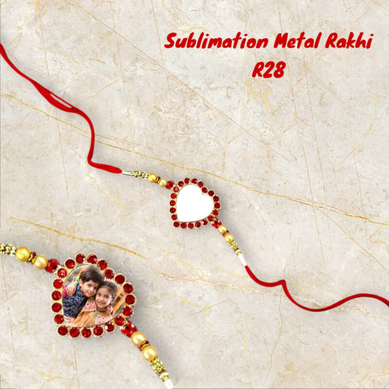 Personalized Photo Rakhi Customised Gift For Brother On Rakshabandhan (Design 3 )