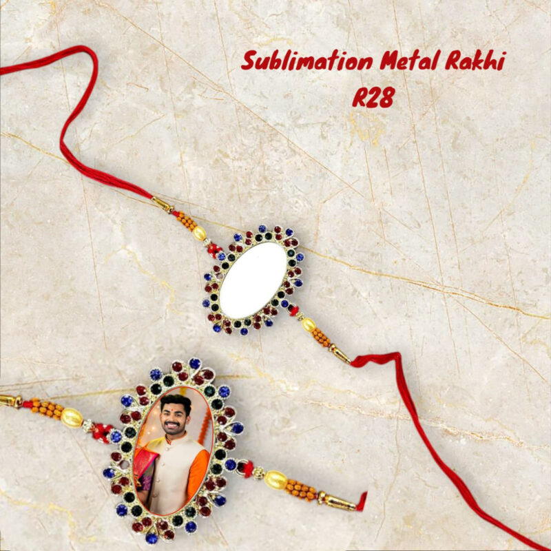 Personalized Photo Rakhi Customised Gift For Brother On Rakshabandhan (Design7)